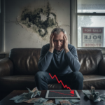 High-resolution landscape view of an Australian residential property with visible mould growth on an interior wall, illustrating the impact of dampness on property value.